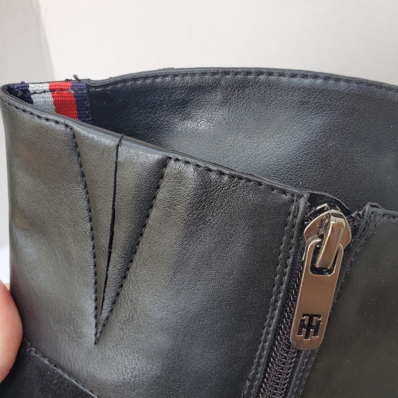 T. Hilfiger MADELEN Black Riding Knee Boots Size 6.5 - EUC! - Picture 8 of 16